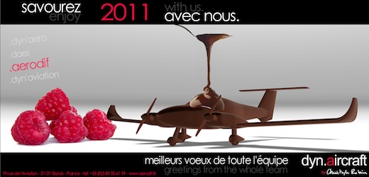 Carte de voeux 2010 de Dyn'Aero