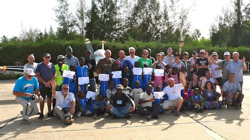Escale du Raid Latécoère 2012 à l'école Sidi N'Diaye de Saint-Louis du Sénégal