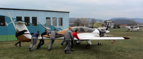 Roll out (participatif) du Panthera de Pipistrel